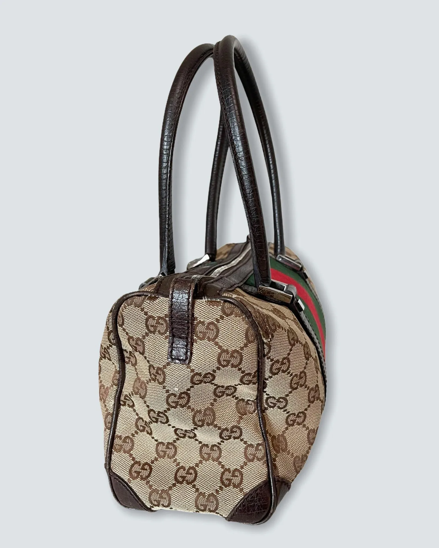 Gucci Authentic  GG Sherry line Boston bag - Image 7