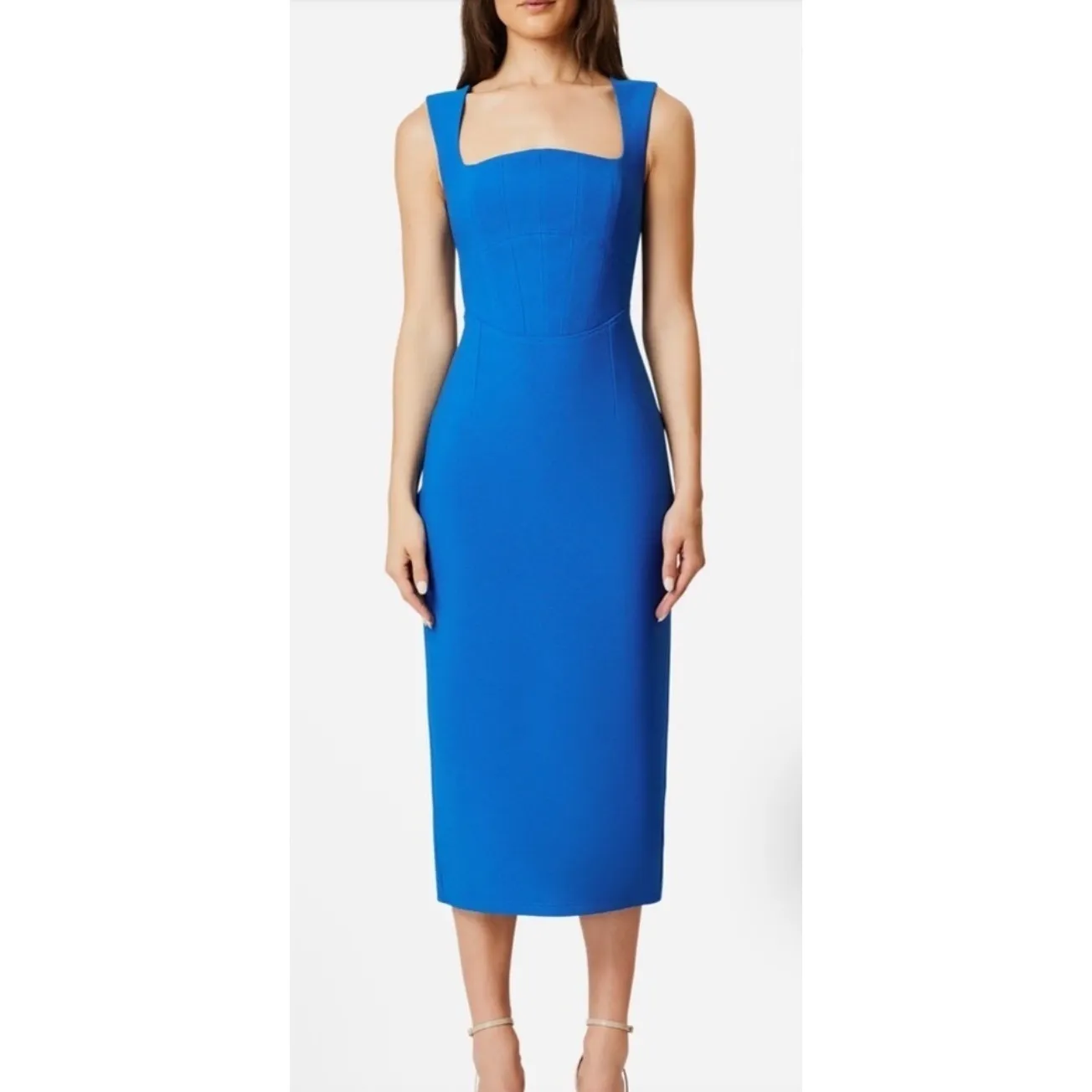 NWT Elliatt Birch Corset Cocktail Dress in Cobalt Blue‎ Sz XS $245 Blue - Image 3