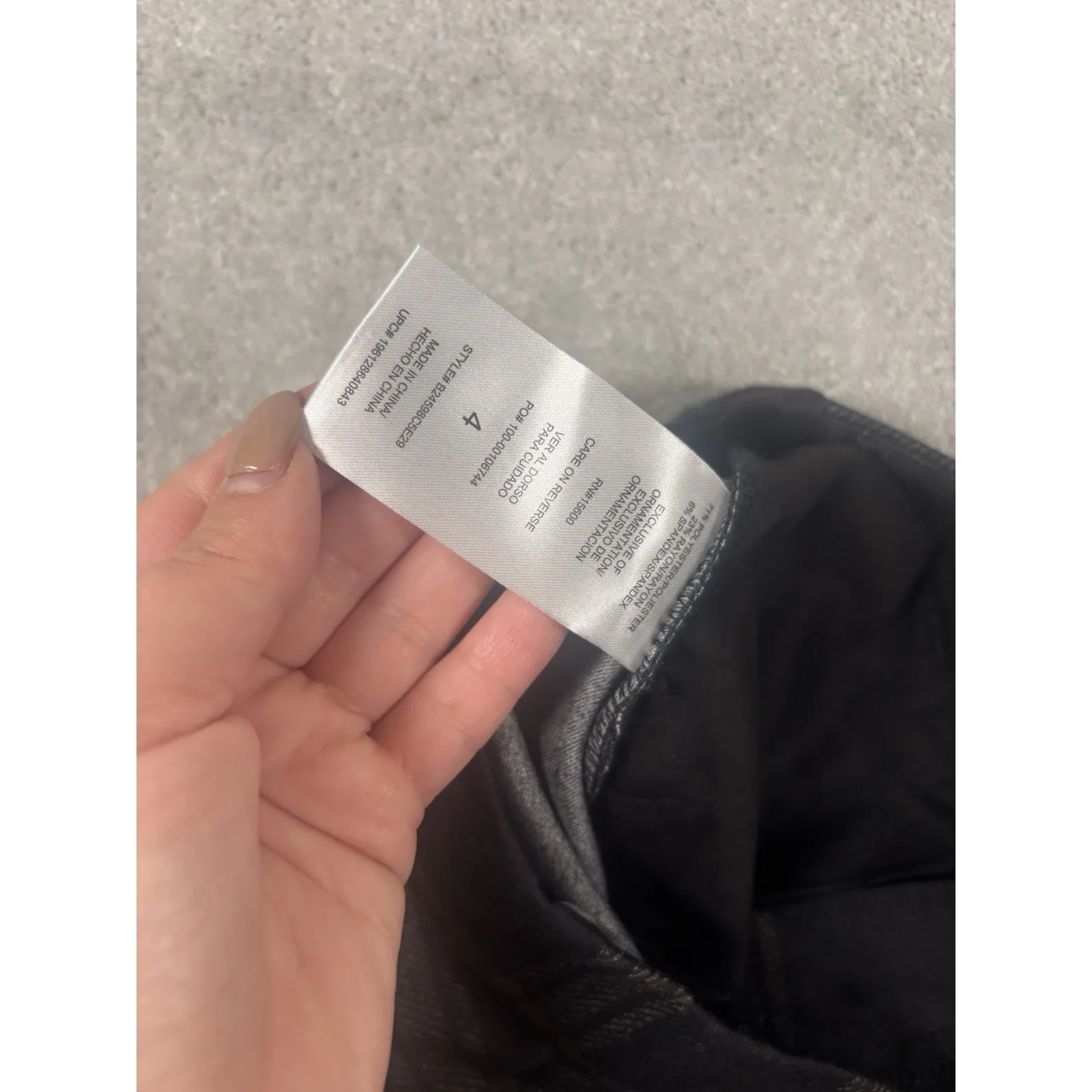 Democracy Ab Solution Slimming High Rise Plaid Point Trouser Women's Size 4 NWT - Image 8