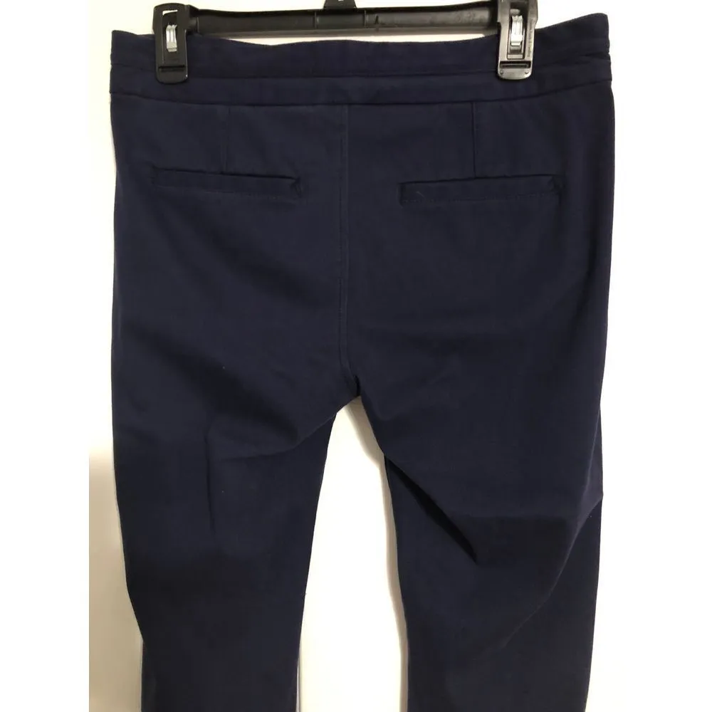 Pistola Lindsay crop kick flare Navy pants Women's size 28 waist measures 31"‎ - Image 9