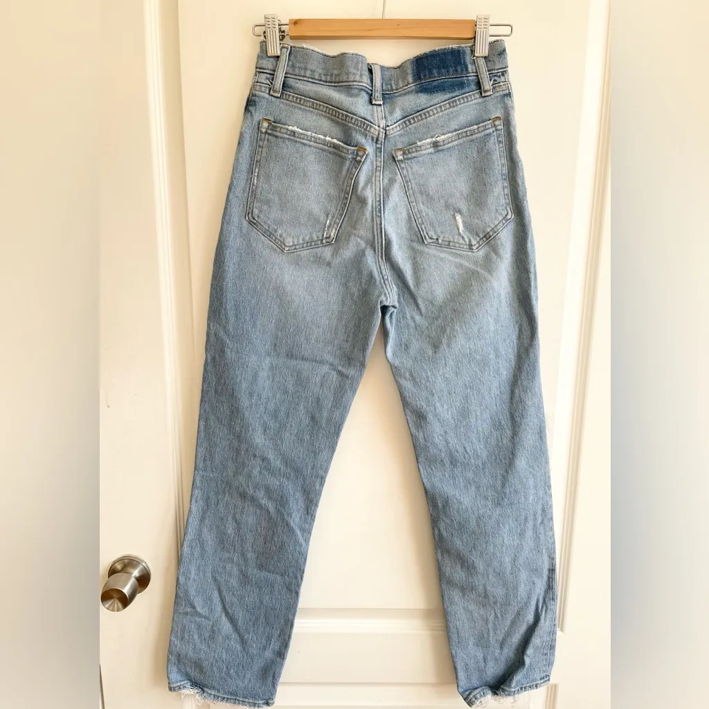 Abercrombie & Fitch Jeans The 90s Straight Ultra High Rise Size 26 Distressed - Image 5