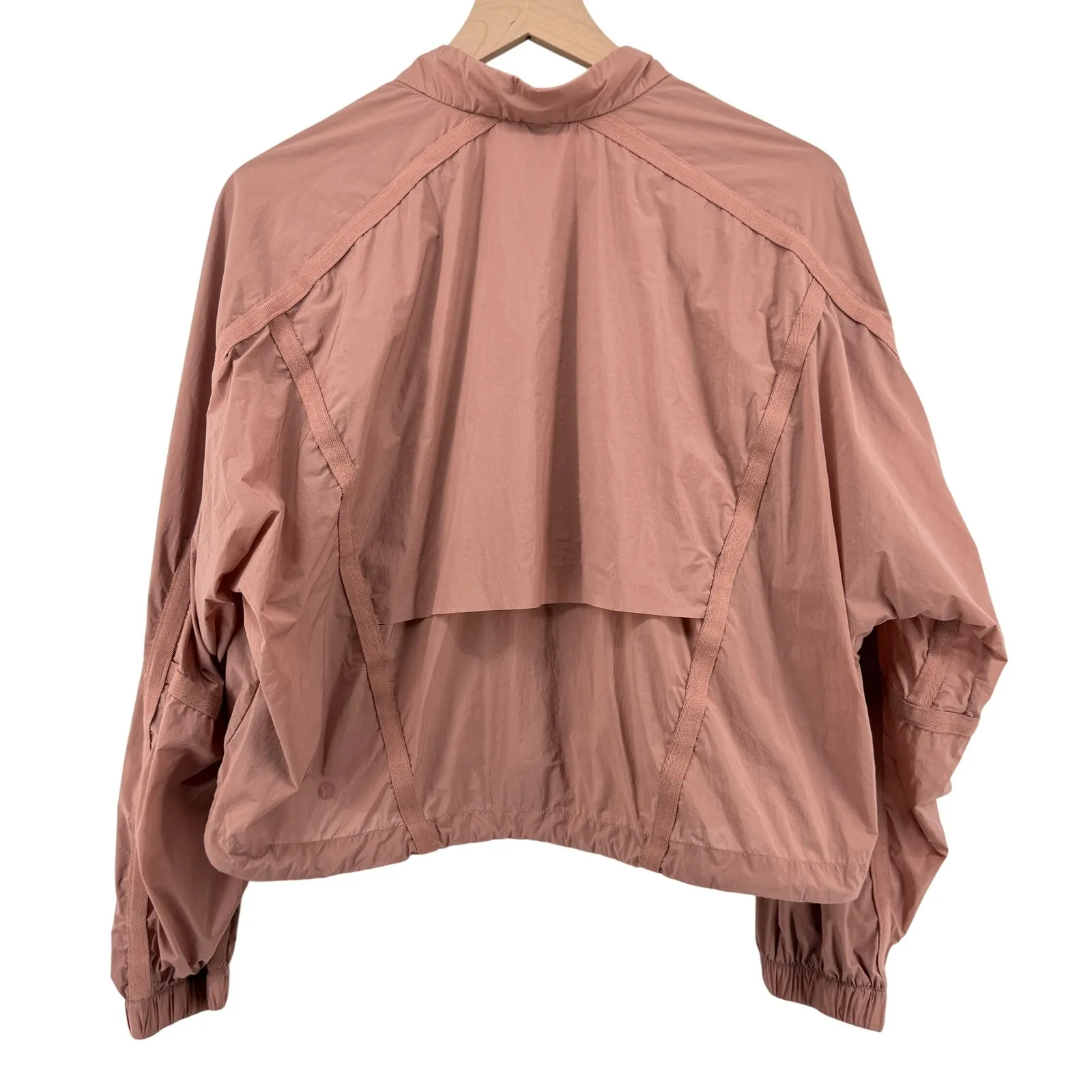 Lululemon‎ Slip into the Moment Short Jacket Chalky Rose Pink Women 10 Light - Image 5