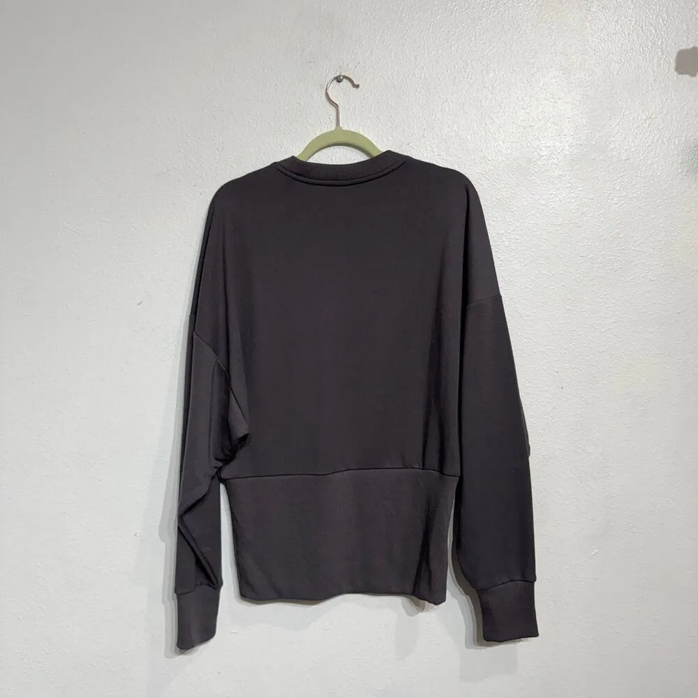 Athleta Gray Portrero Sweatshirt Sz M - Image 9