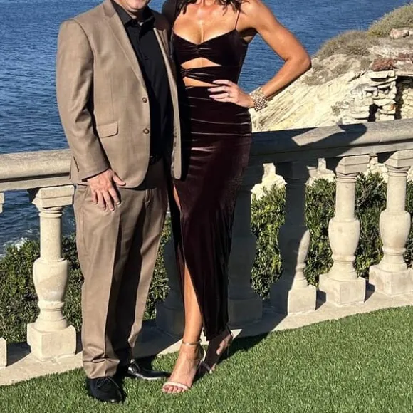 Nookie Verve Maxi Velvet Dress Truffle‎ Brown Cutout Size Small - Image 4