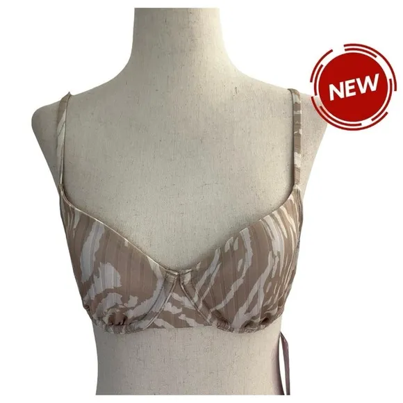 Wild Fable Beige Bikini Top Size XS NWT (10H-41) - Image 2