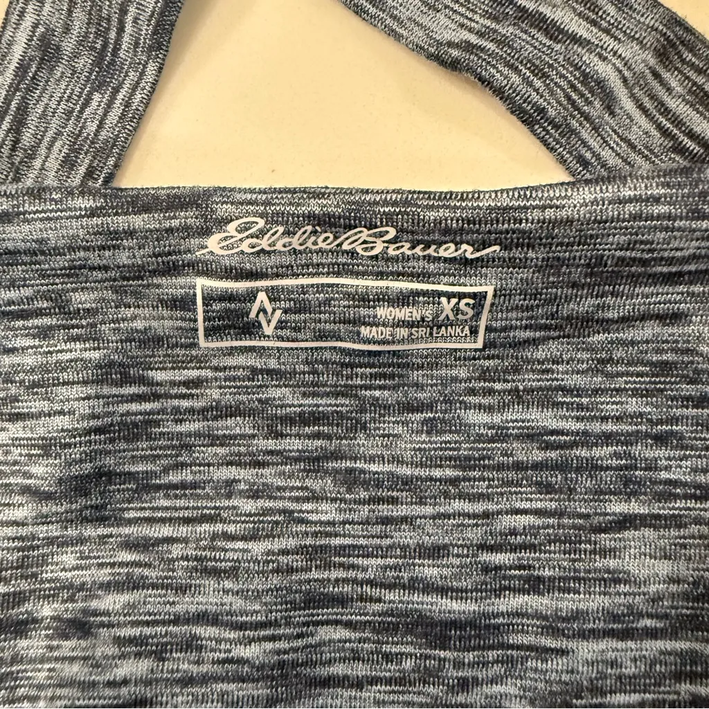 Eddie Bauer NWT Aster Cross Back Maxi Dress Women’s XS Atlantic Heather Blue - Image 8