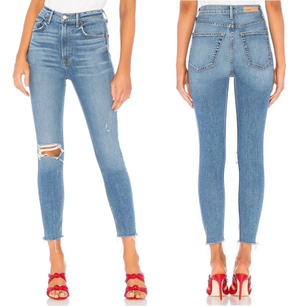 grlfrnd kendall ripped jeans blue size 26 - Image 3