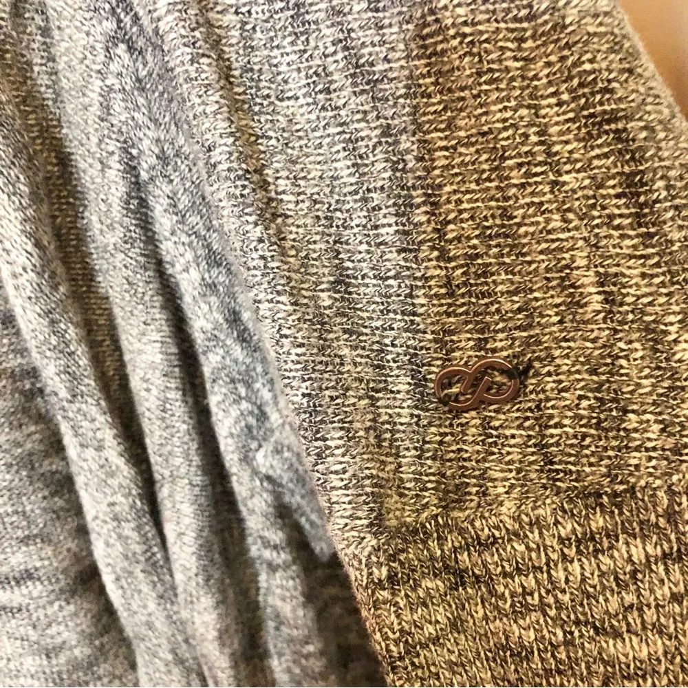 Calia Carrie Underwood Heather Marled Dolman 3/4 Sleeve Open Cardigan Grey Small - Image 6