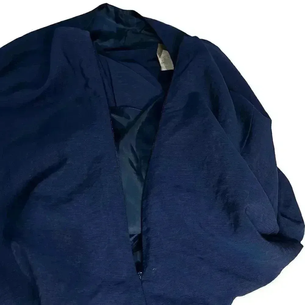 Coldwater Creek Women's Sleeveless Navy V-Neck Dress‎ Size 20 - Image 4