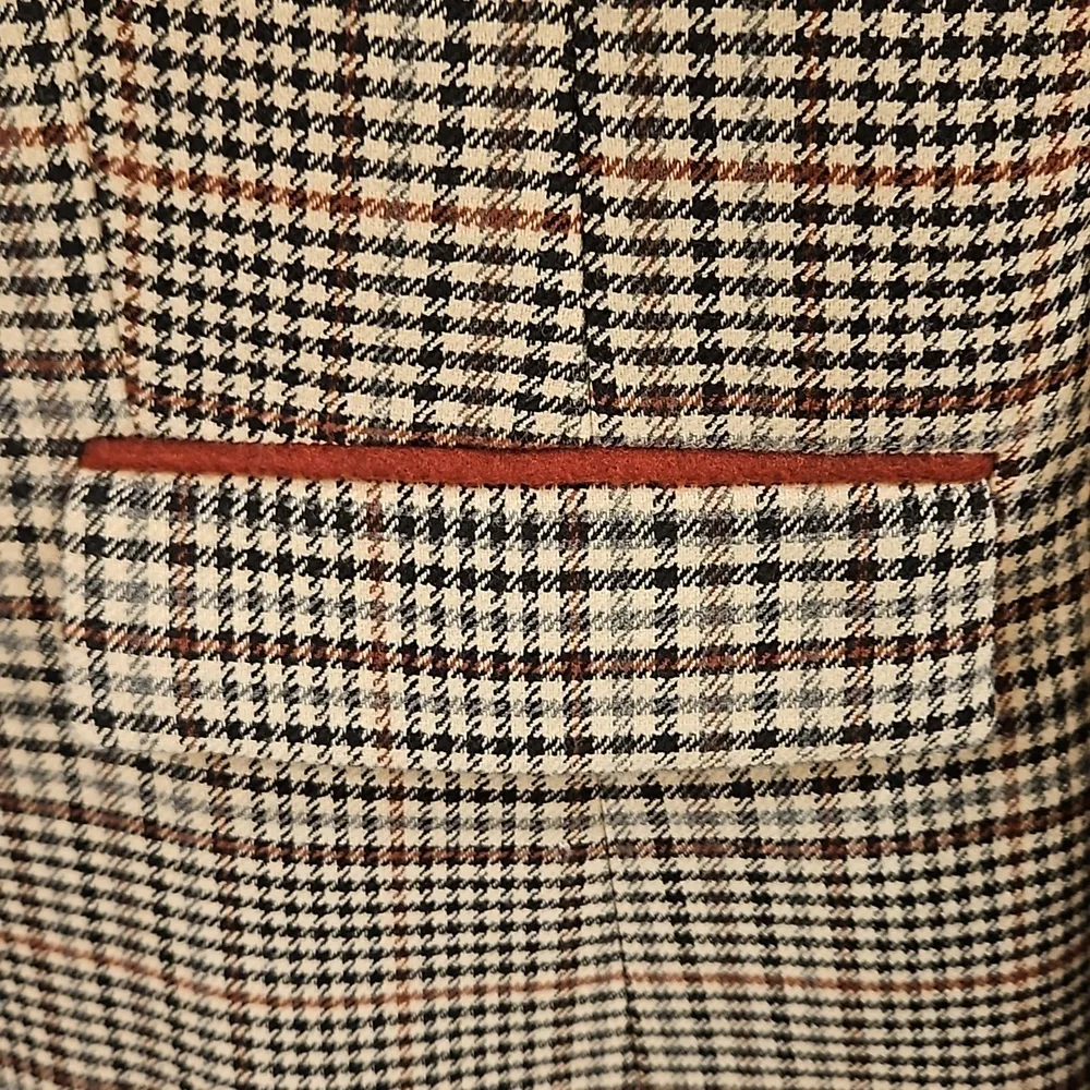 💕ANNE KLEIN💕 Academia Schoolboy Suit Blazer Jacket ~ Houndstooth Print 16 - Image 8