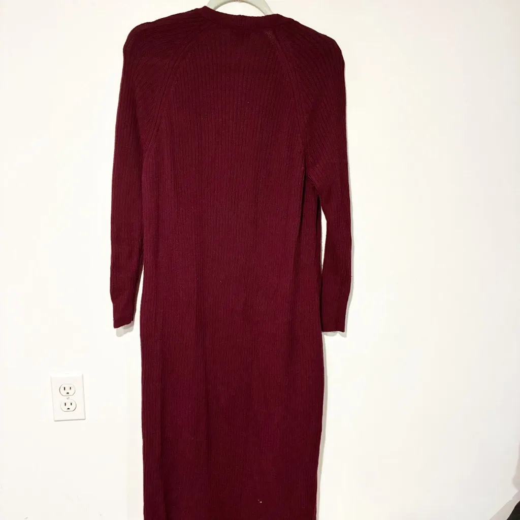 Torrid Plus Size Purple Cable Knit Duster Sweater Cardigan Shrug Size 2X - Image 7