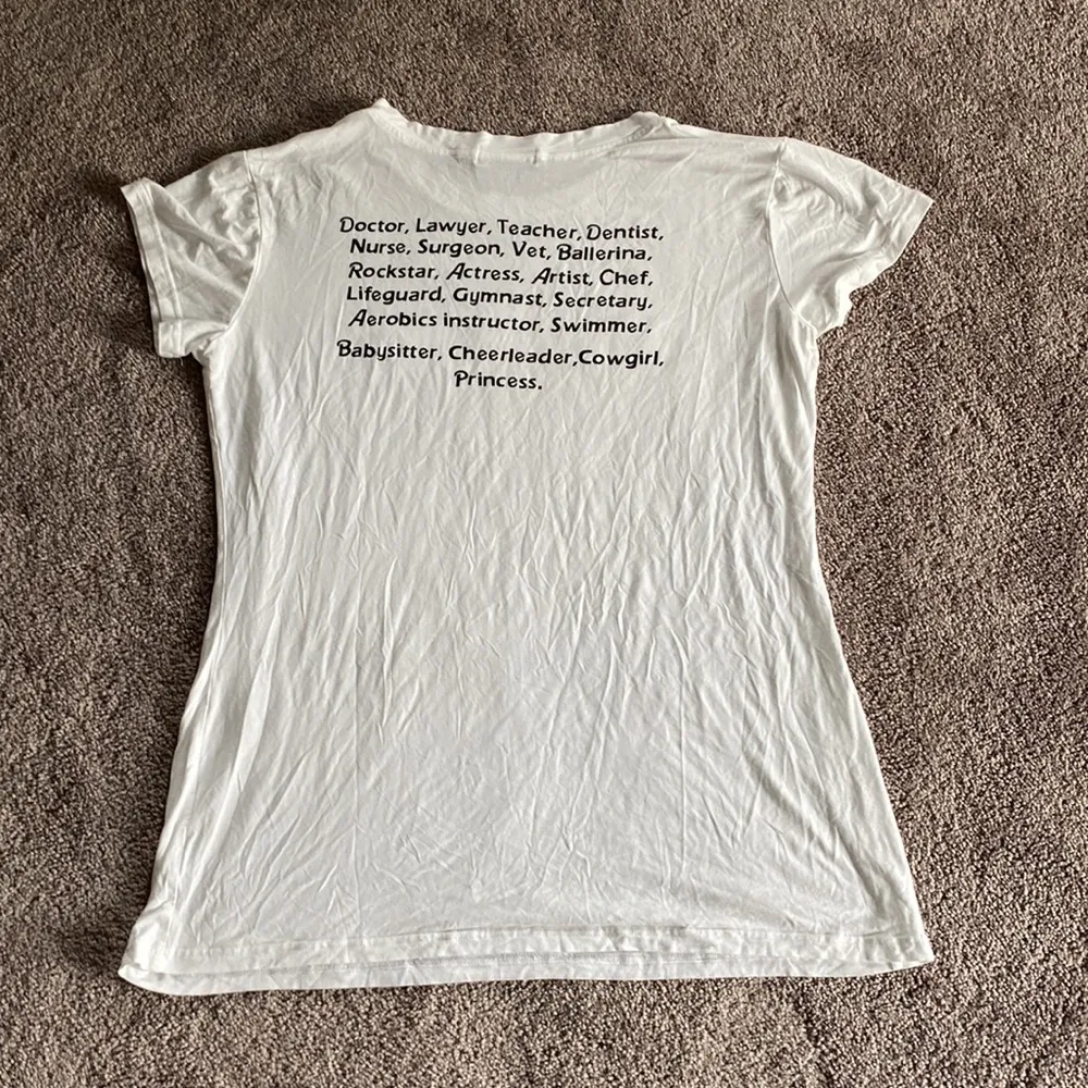 FV Relay White Barbie Tee SIZE L - Image 5