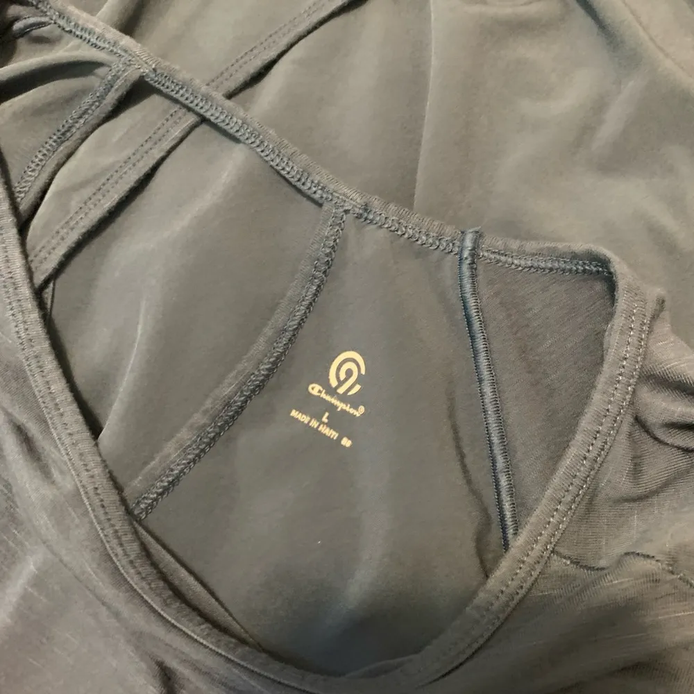 Champion Cross Back Top Sz L Blue Athletic - Image 6