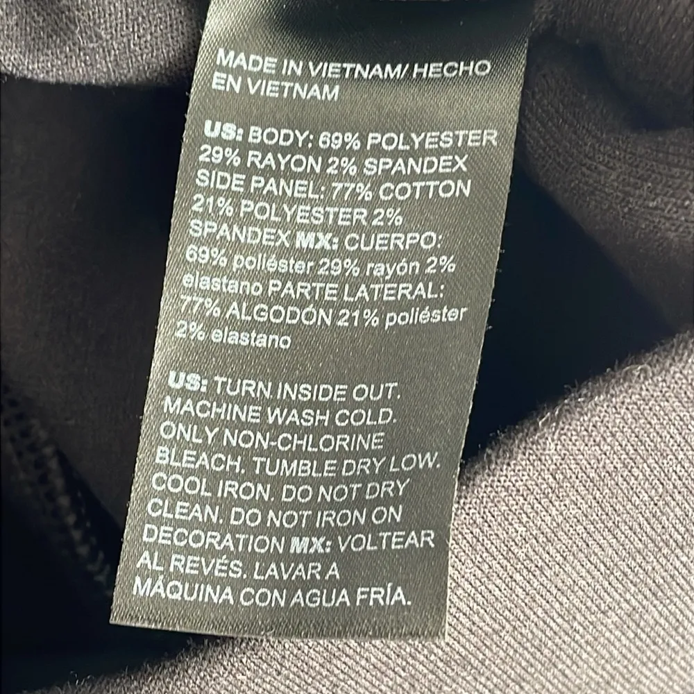 Chicos Zenergy Black Striped Beaded Pull On Pants - Image 6