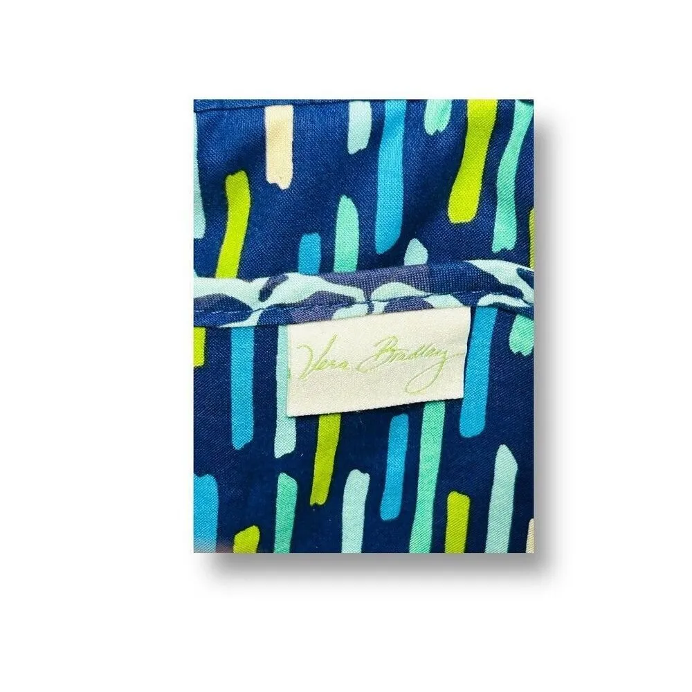 Vera Bradley Katalina Blues Quilted Floral Tote Bag Travel Shoulder Purse Boho - Image 3