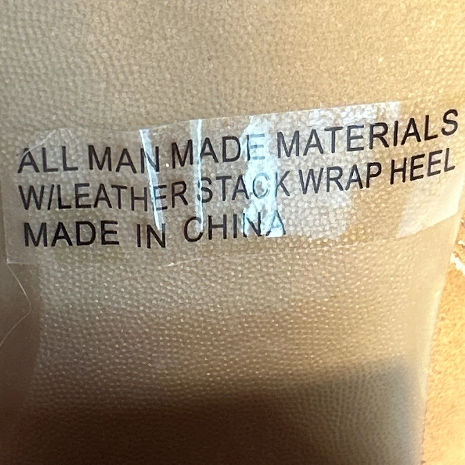 Dolce Vita Kirby Tan Perforated Ankle Boots Women's Size 9 Stacked Heel Brown - Image 4