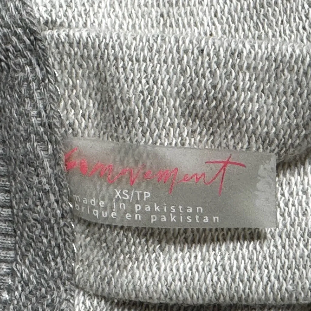 Free People Movement Baseline Zip Up Sweatshirt Jacket Gray Size XS - Image 10