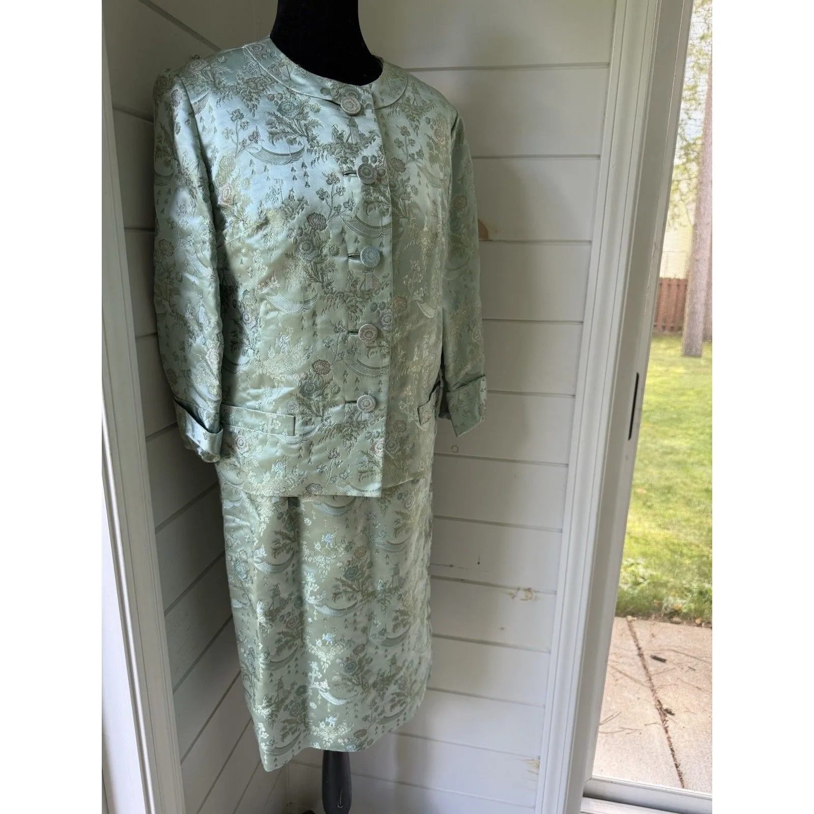 Vintage 50s/60s Dynasty Made In Hong Kong British Crown Colony Sz 10 ~ 3 Pc Set - Image 3