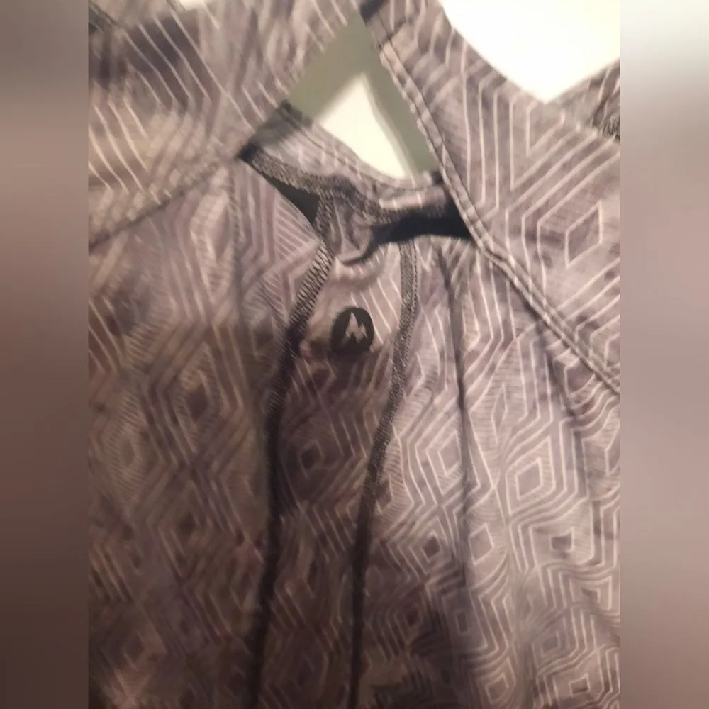 Marmot Cross Strap Tank Top L Gray Shelf Bra - Image 3