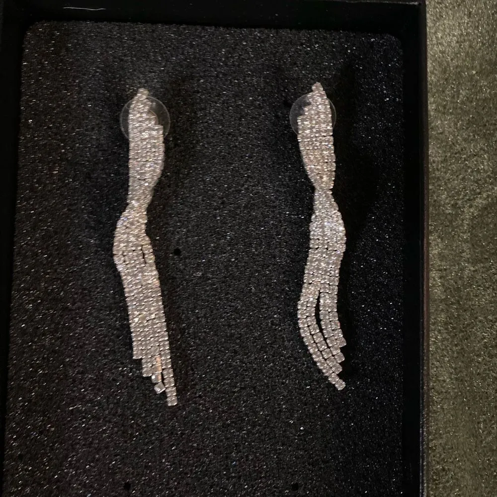 CRYSTAL Raindrop Earrings - Image 5