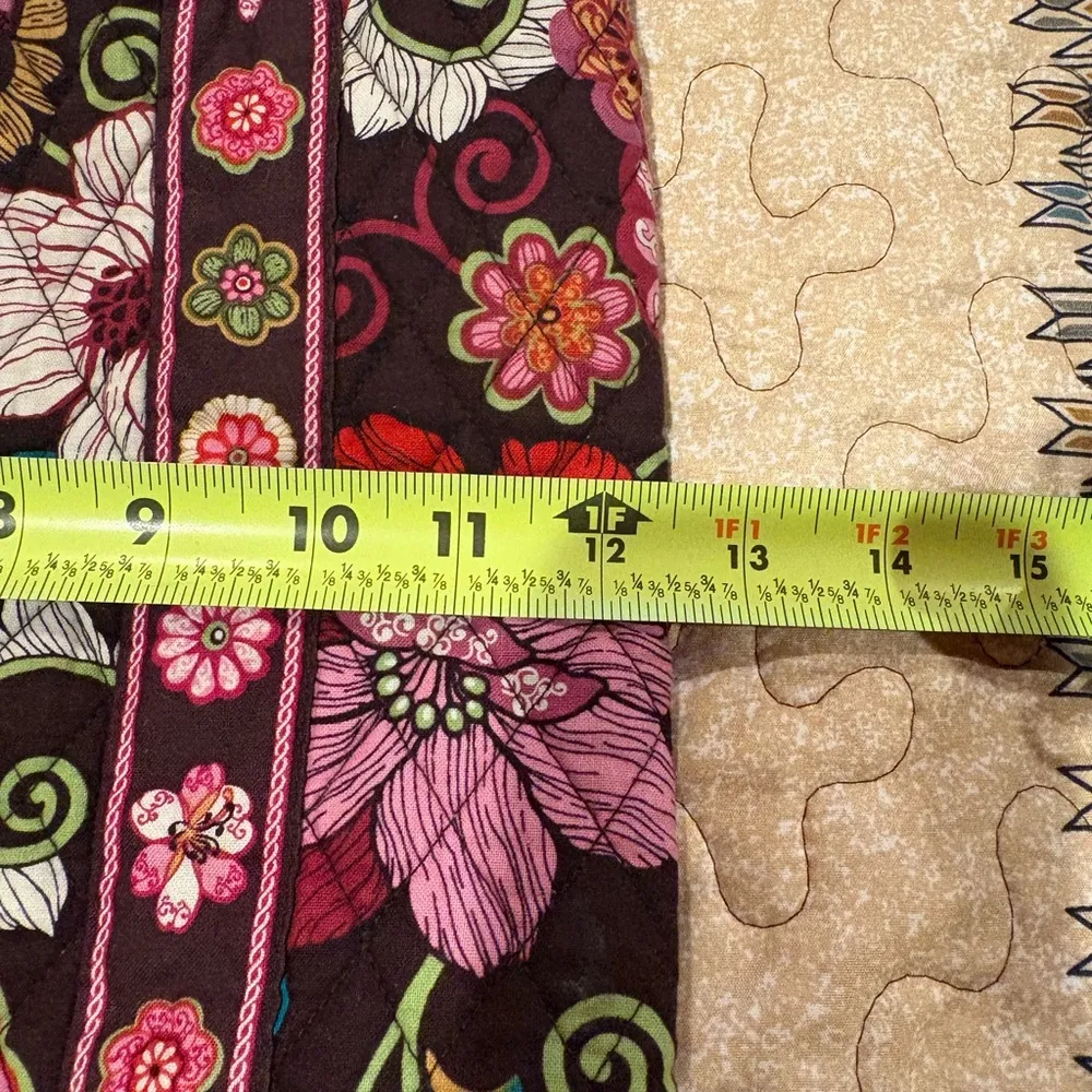 Vera Bradley  Cinch Drawstring
Floral Quilted Backpack - Image 8