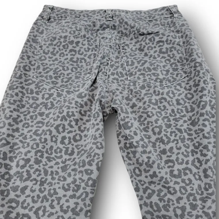 Asos Jeans Size 26 26x27 Women's Asos Denim Jeans Skinny Jeans Stretch Leopard Print Animal  - Image 4