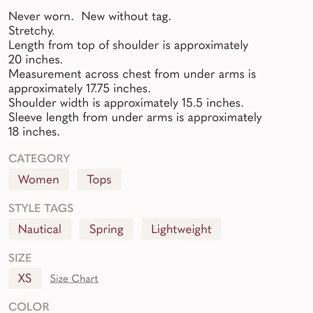 Nautical Lightweight Sweater Pullover Top Green Navy Anchors Roomy XS Womens - Image 11