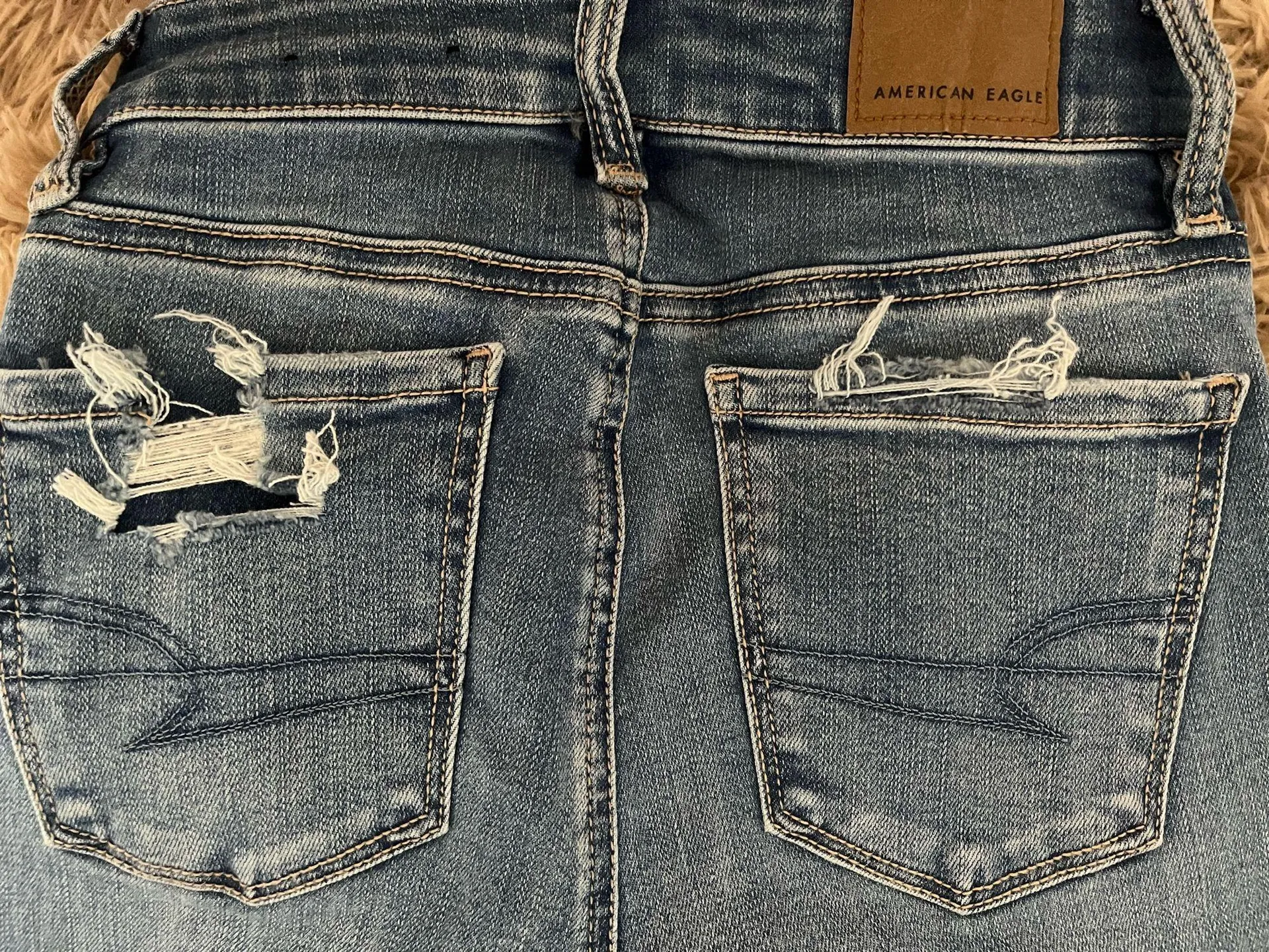 American Eagle Jeans Skinny Ripped - Image 3