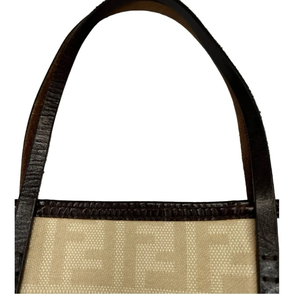 Fendi Zucca. Tote with Pouch - Image 12