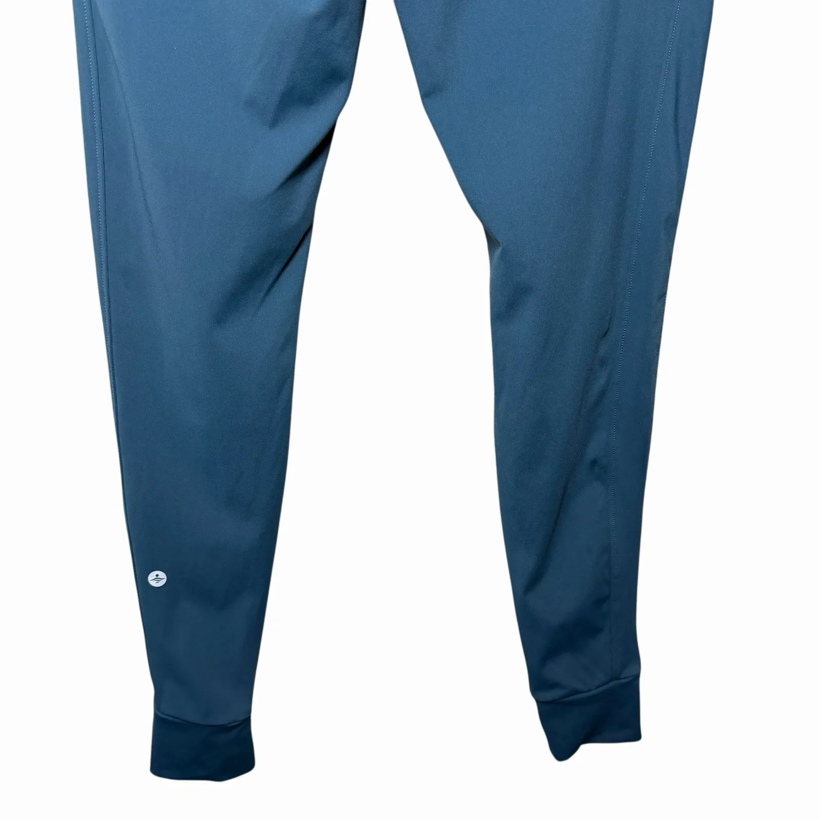 Halara Womens SoftlyZero High Waist Joggers S Oxford Blue Pockets Athleisure - Image 10