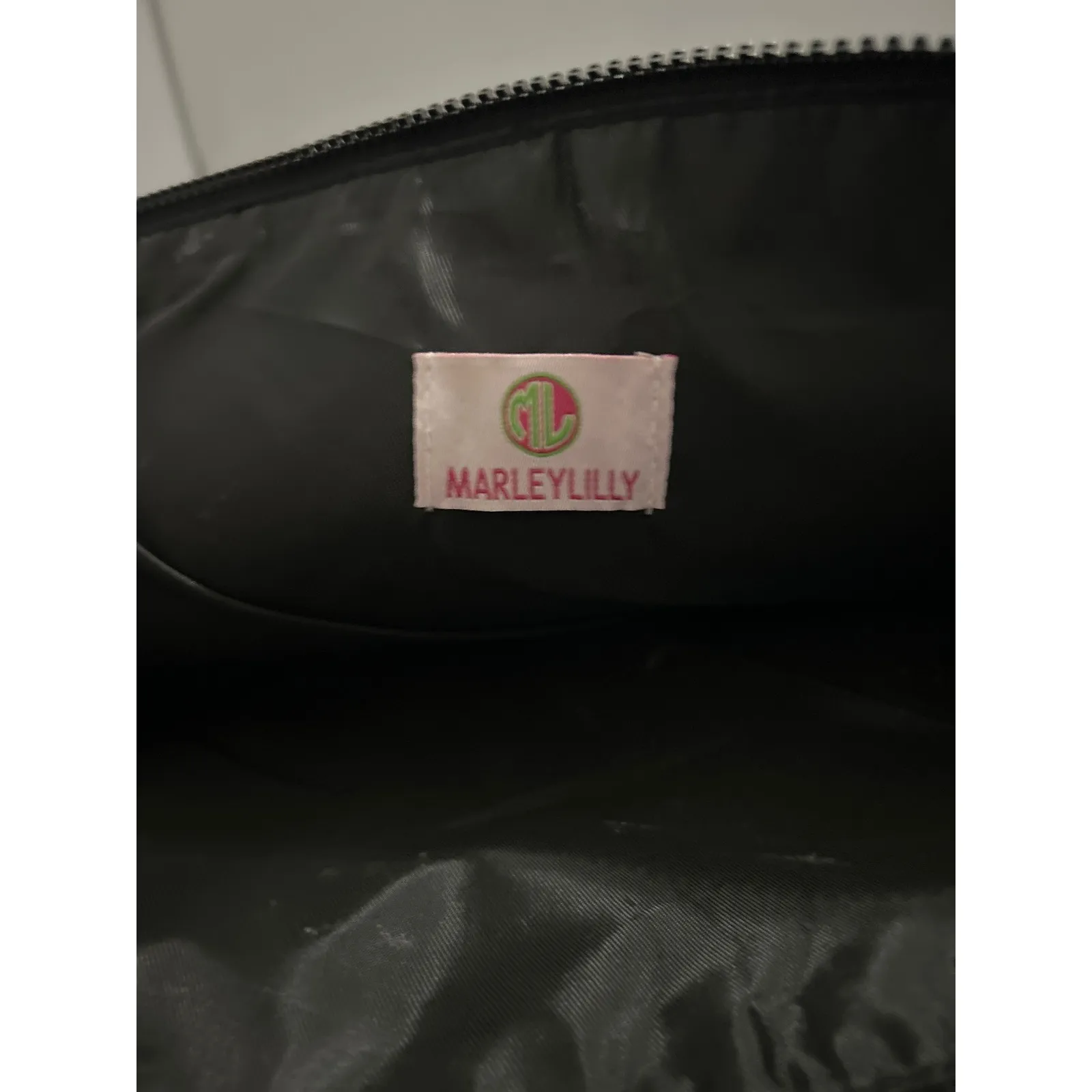 MarleyLilly Cheetah Floral Cosmetic Bag Zipper Pouch Travel Makeup Organizer - Image 2