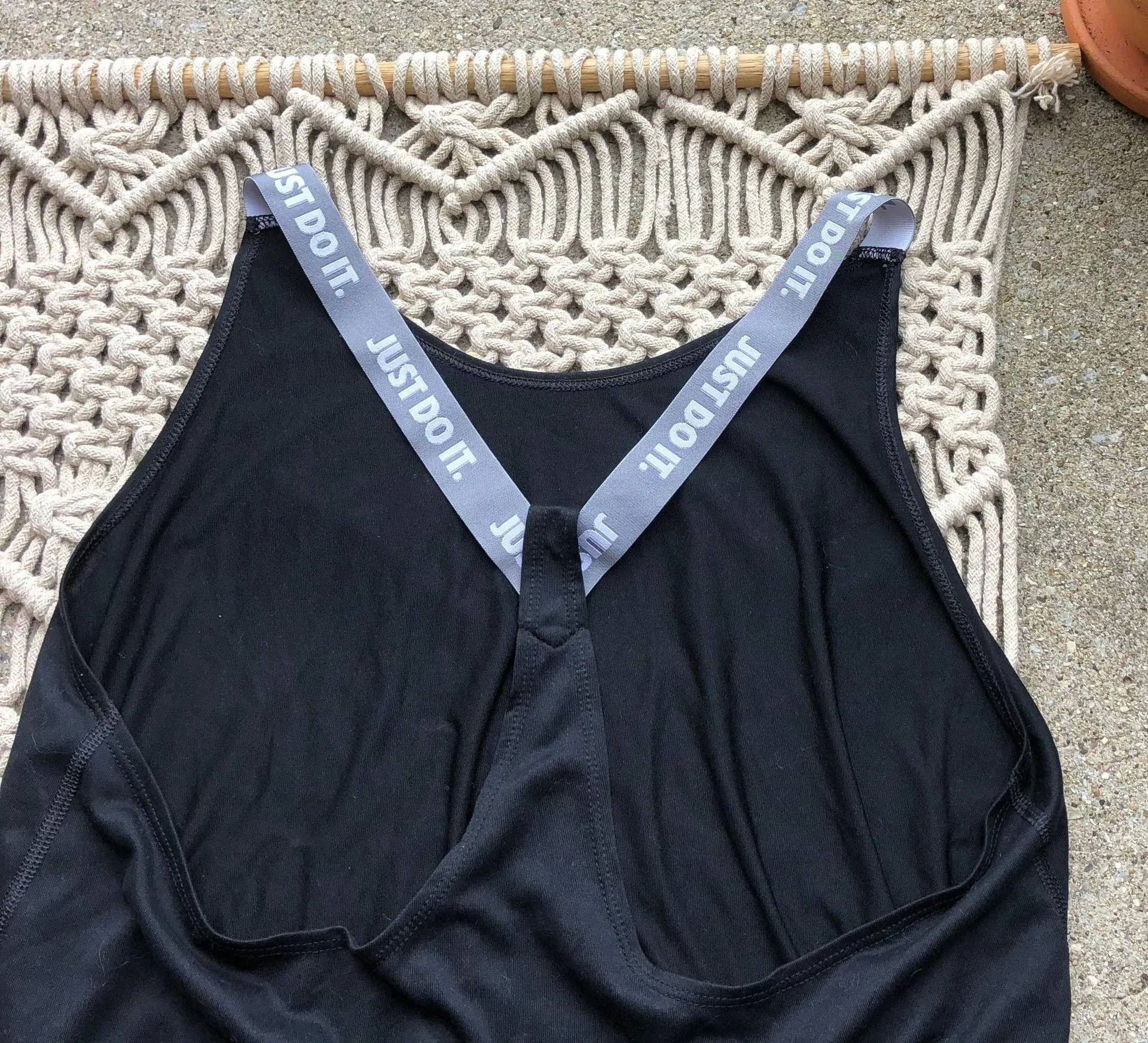 Black Dri-Fit Tank Top Medium - Image 4