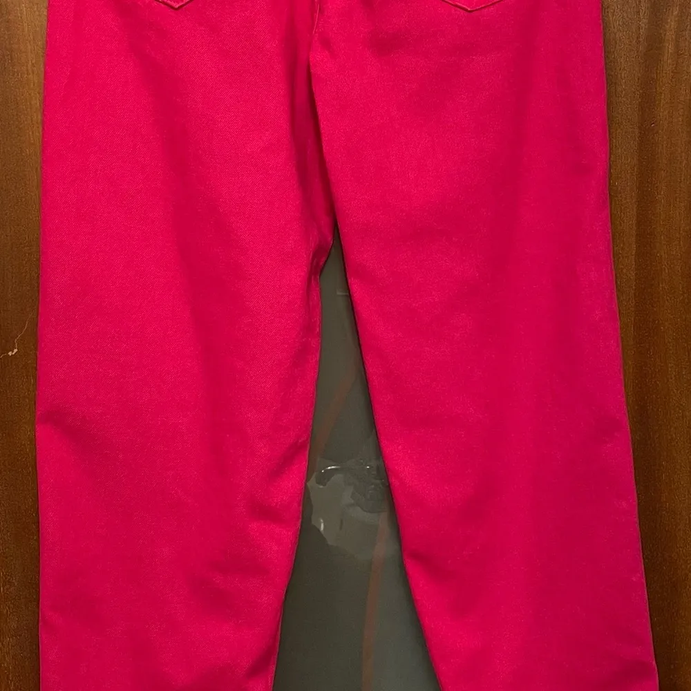 Nasty Gal Collection Women Hot Pink Denim Jeans-4 - Image 4