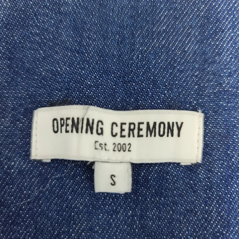 asymmetrical mini denim skirt sz S RARE!! - Image 15