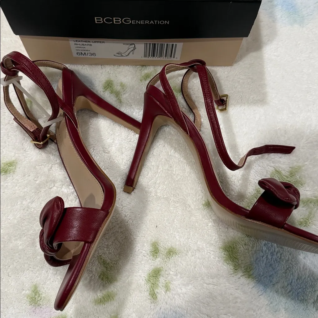 BCBG Janina Bow Detail Dress Sandal - Image 8