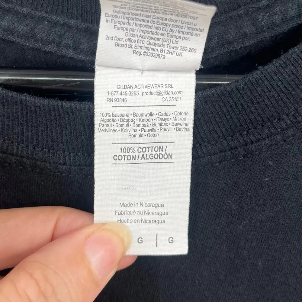 JOURNEY DEF LEPPPARD Band T-Shirt Sz Large Black Concert Tour Graphic Flag - Image 10