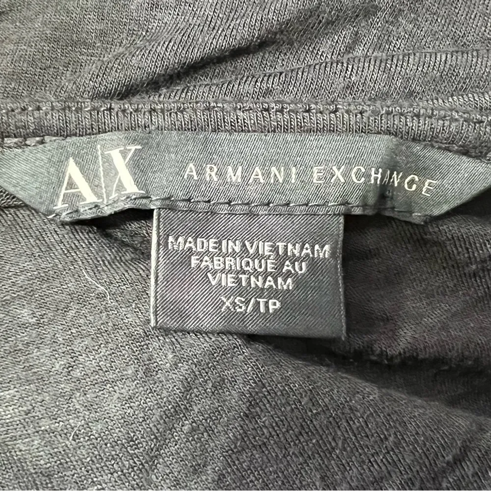 Armani Exchange AX T-Shirt Cap Sleeve Round Neck Drawstring - Image 5