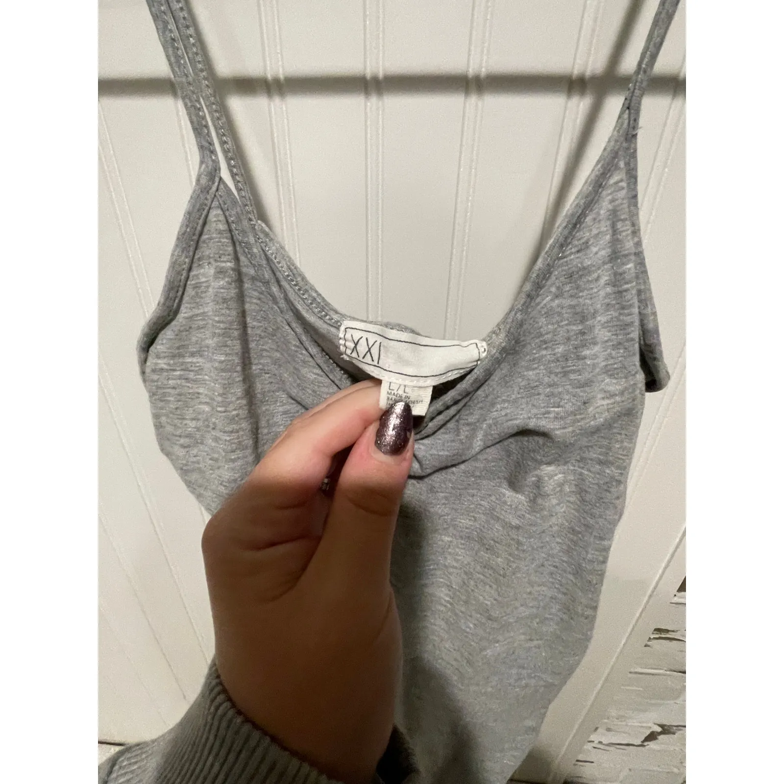 Forever 21 grey tank top size medium/large - Image 3
