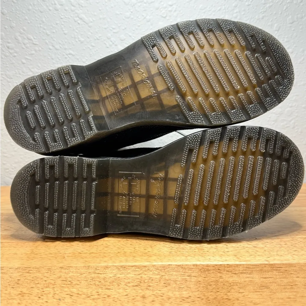 Pascal 1460 Black Glitter Ray Combat Boots Ladies 7 - Image 4