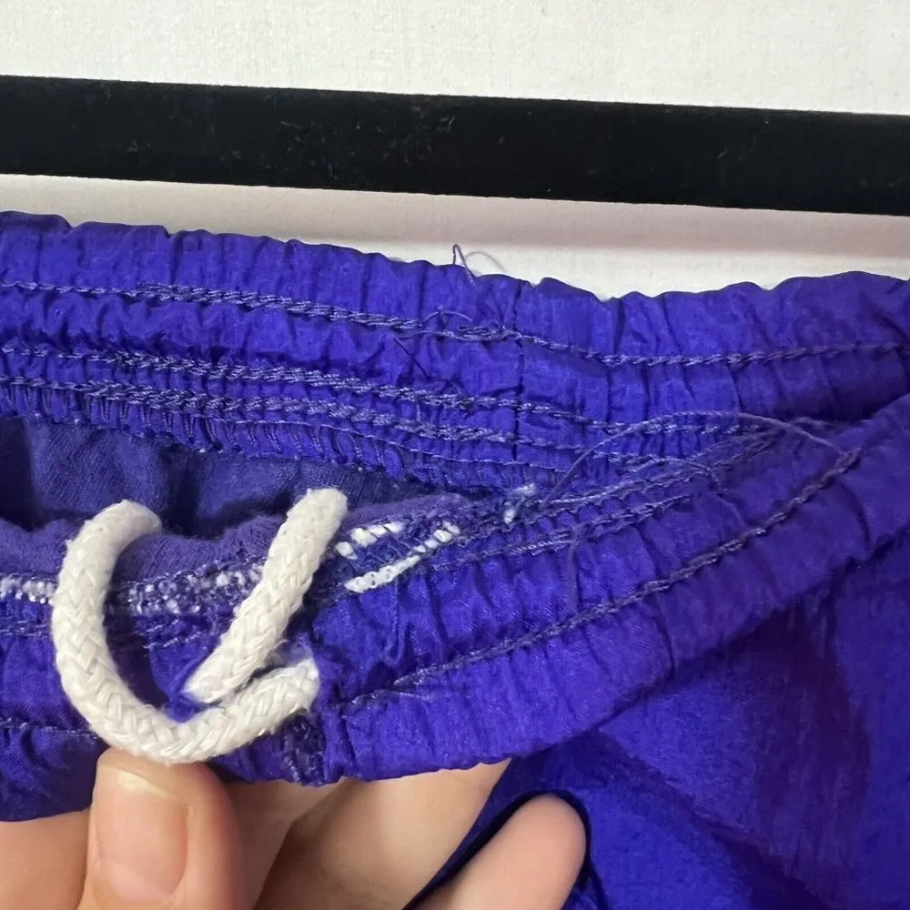 Vintage 80s Track Suit Womens Small Medium Blue Jacket Ruched Pants Puffy Size undefined - Image 5