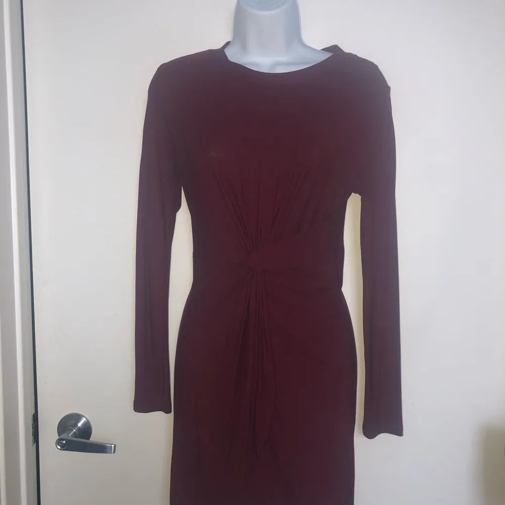 🆕 a’gaci Ruched Long Sleeve Mini Dress - Image 3