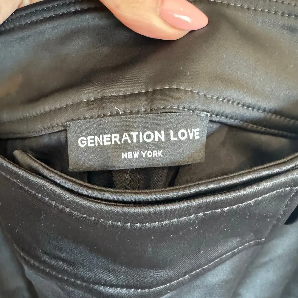 Generation Love Alexandra Satin Pants – Black – Size 2 – NWOT - Image 5