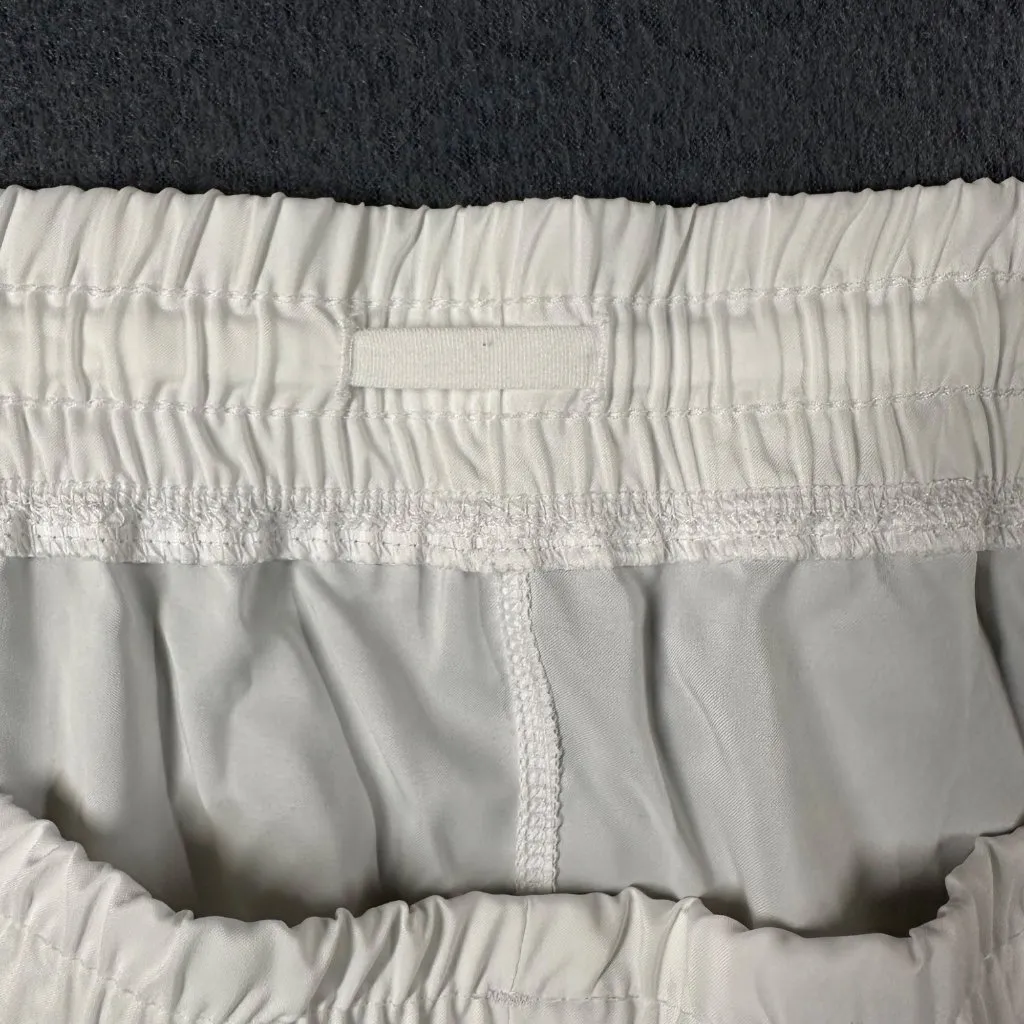 Adidas Womens XL White Pacer‎ Shorts Drawcord 3 Stripes High Rise Pull On NWT - Image 11