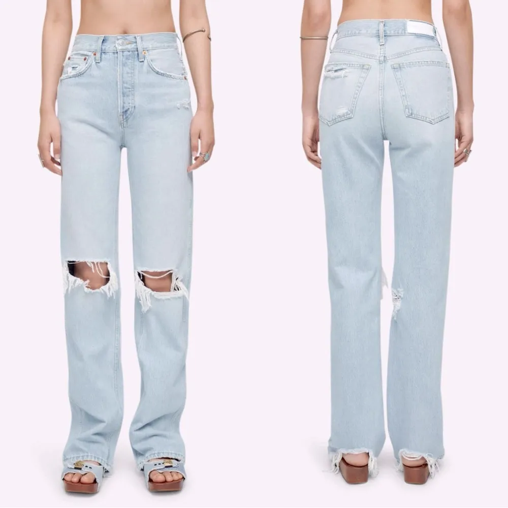 NWT RE/DONE Originals 90s High Rise Loose in Nu Disco Destroy size 26 - Image 5