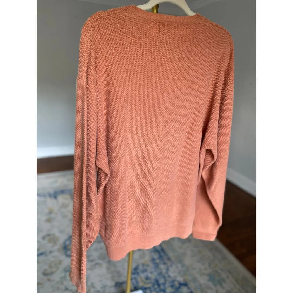 Vintage Jos A Bank Knit Sweater Textured Grannycore Casual Luxe Nomad Normcore - Image 3