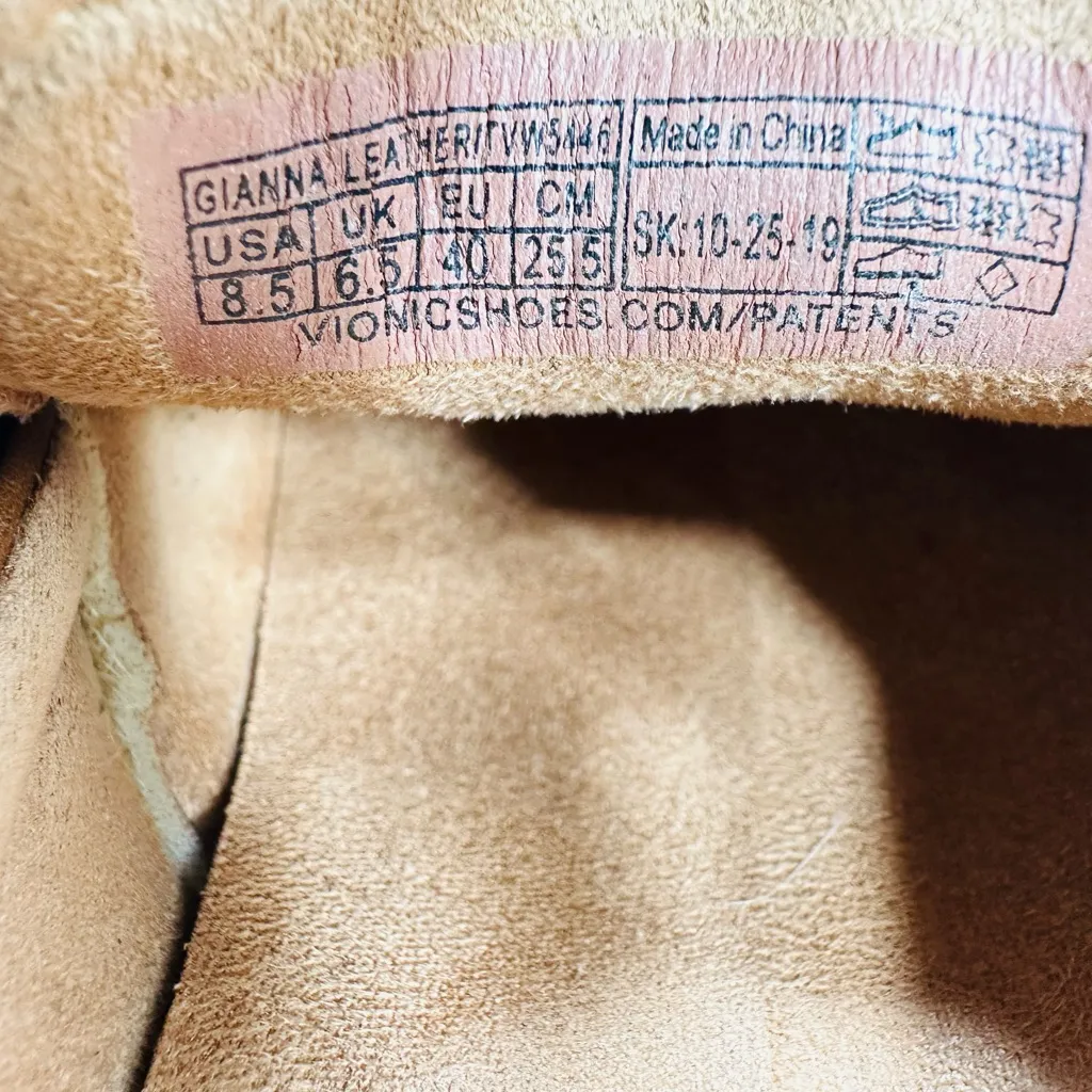 Vionic Magnolia Gianna Slip On Loafer Mocha Tan Women's Leather Flat Shoe Sz 8,5 Brown - Image 7