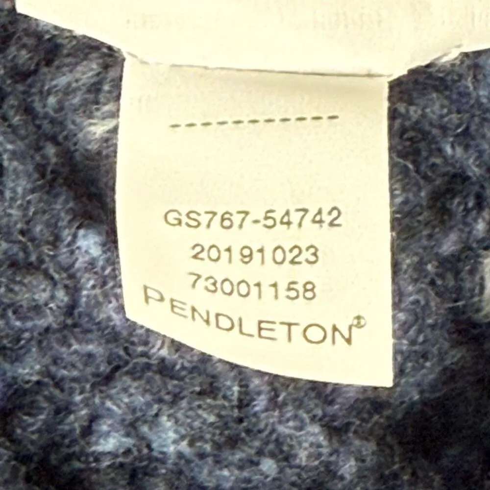 Pendleton Women’s Wool Alpaca Blend Pom Pom Cable Knit Hat OS NWOT - Image 7