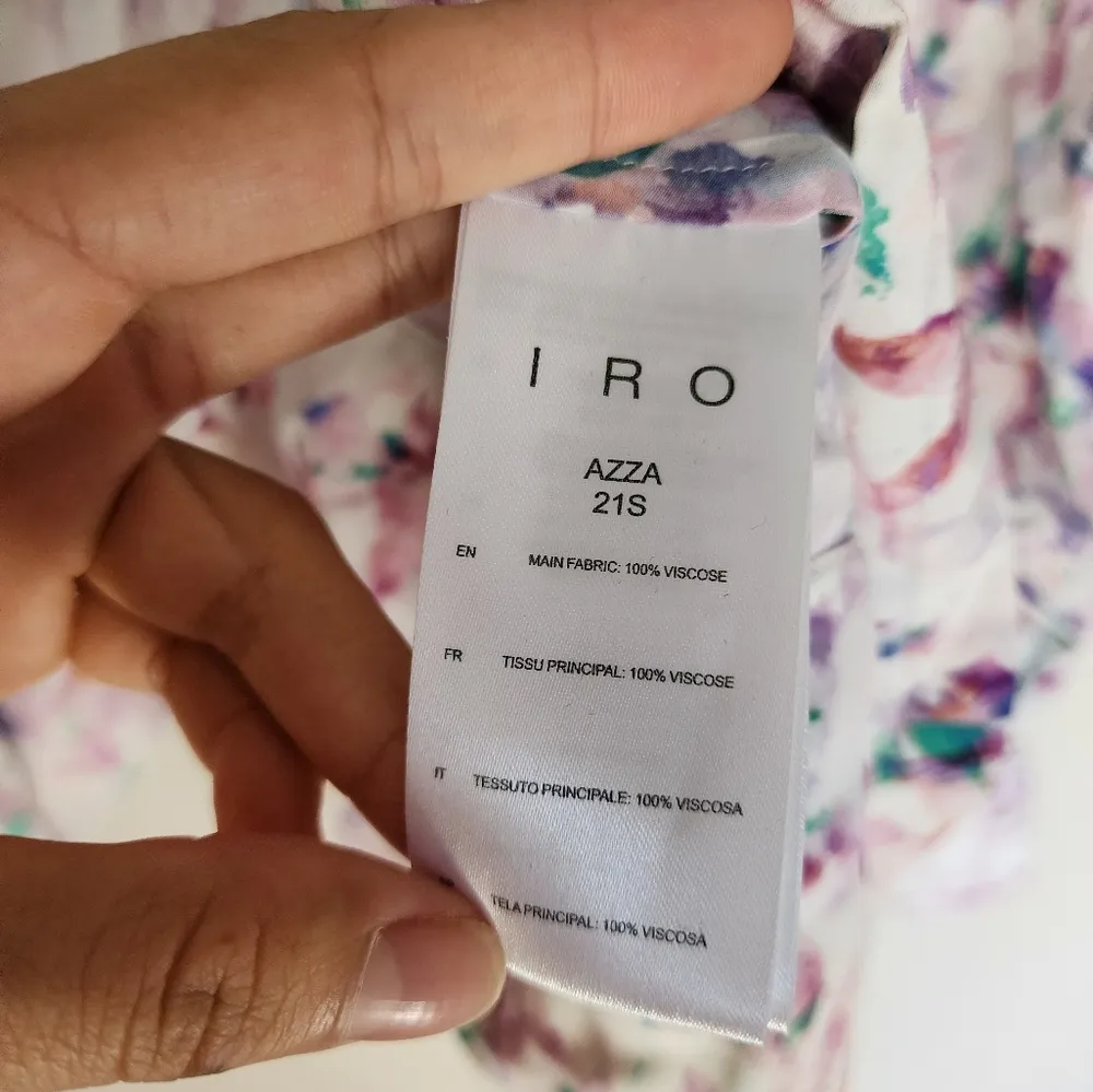 Iro Azza Abstract Print Blouse - Image 6