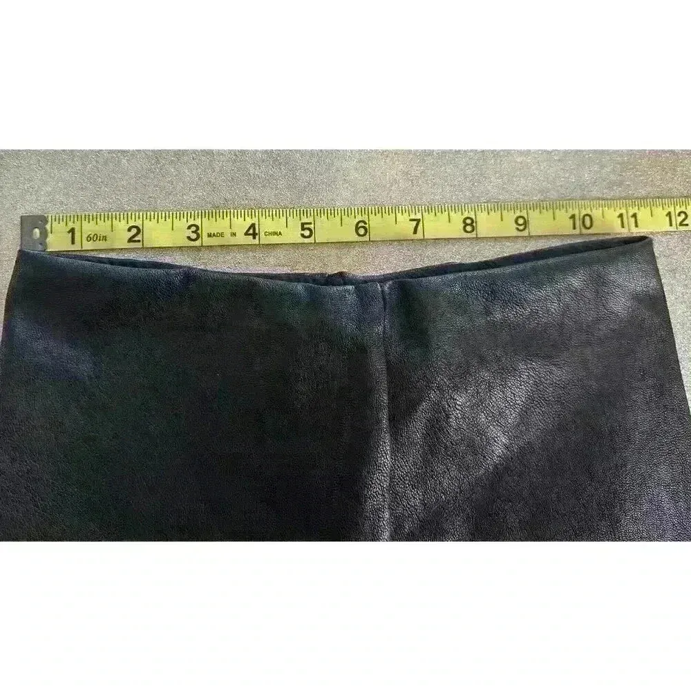 Mario Serrani Women's Faux Leather Leggings (409) - Image 7