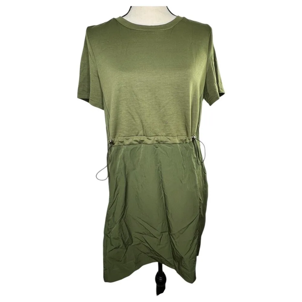 CUPSHE Toggle Drawstring Mini Beach Dress Size M - Image 2